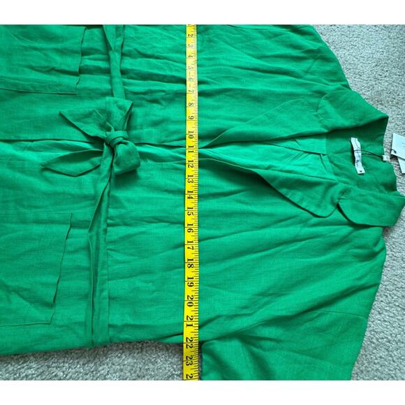 By EG Reis ByEgreis Alvina Green Blazer Linen Viscose Blend Women’s Size Medium - Picture 8 of 8